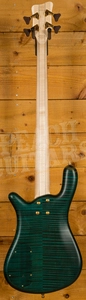Warwick Custom Shop Streamer LX Petrol Green Transparent Satin - Wenge