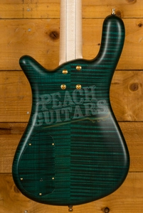 Warwick Custom Shop Streamer LX Petrol Green Transparent Satin - Wenge