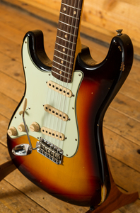 Fender Custom Shop '60 Strat Relic 3-Tone Sunburst LH