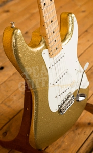 Fender Custom Shop 57 Strat NOS Maple Neck Gold Sparkle 