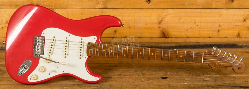 Fender Custom Shop 2018 NAMM LTD Roasted 57 Strat Aged Fiesta Red