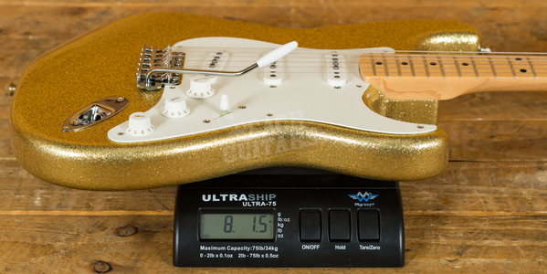 Fender Custom Shop 57 Strat NOS Maple Neck Gold Sparkle 