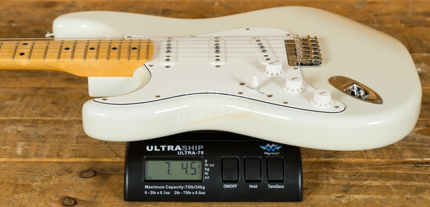 Fender Custom Shop 59 Strat NOS Olympic White Maple Neck Left Handed