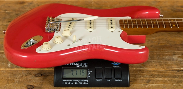 Fender Custom Shop 2018 NAMM LTD Roasted 57 Strat Aged Fiesta Red