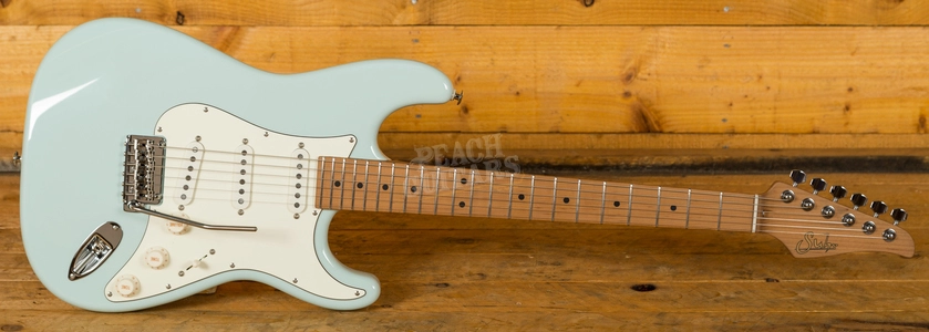 Suhr Classic Pro Peach LTD - SSS Roasted Maple Sonic Blue