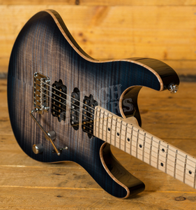 Suhr Modern Pro Faded Trans Whale Blue Burst Maple 510 HSH