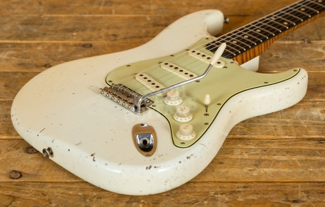 Fender Custom Shop '60 Relic Masterbuilt John Cruz Strat - Aged Olympic White