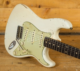 Fender Custom Shop '60 Relic Masterbuilt John Cruz Strat - Aged Olympic White