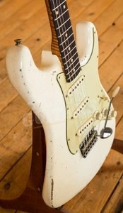 Fender Custom Shop '60 Relic Masterbuilt John Cruz Strat - Aged Olympic White