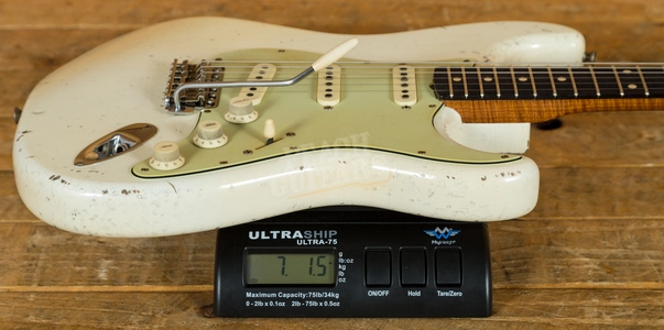 Fender Custom Shop '60 Relic Masterbuilt John Cruz Strat - Aged Olympic White