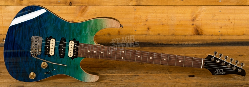 Suhr Modern Plus Curly - Aqua Blue Gradient