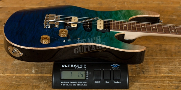 Suhr Modern Plus Curly - Aqua Blue Gradient