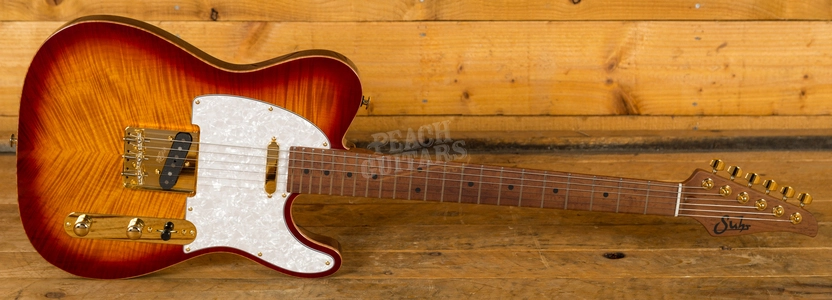 Suhr Classic T Deluxe - Aged Cherry Burst
