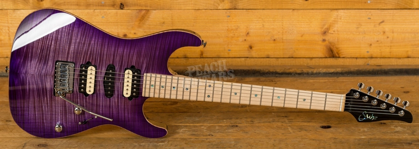 Suhr Custom Standard - Trans Purple Burst - Handpicked Top
