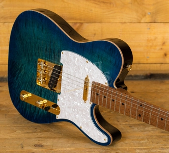 Suhr Classic T Deluxe - Aqua Blue Burst