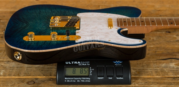 Suhr Classic T Deluxe - Aqua Blue Burst