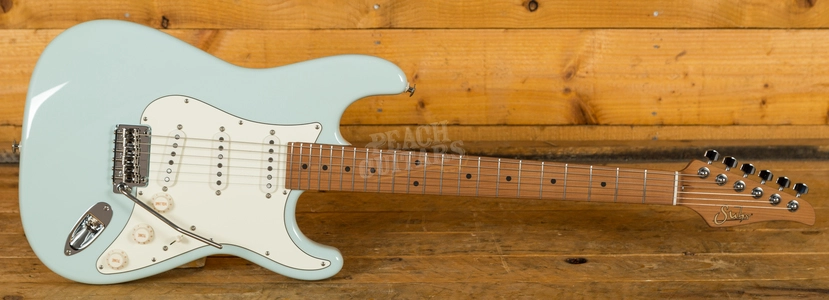 Suhr Classic Pro Peach LTD - SSS Roasted Maple Sonic Blue