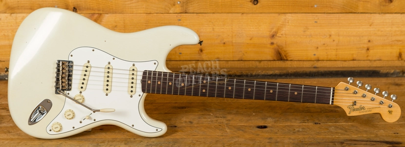 Fender Custom Shop 1964 Journeyman Relic Strat Aged Olympic White