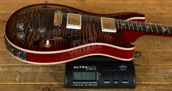 PRS Hollowbody II Piezo Charcoal Cherryburst 58/15