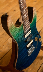 Suhr Modern Plus Curly - Aqua Blue Gradient