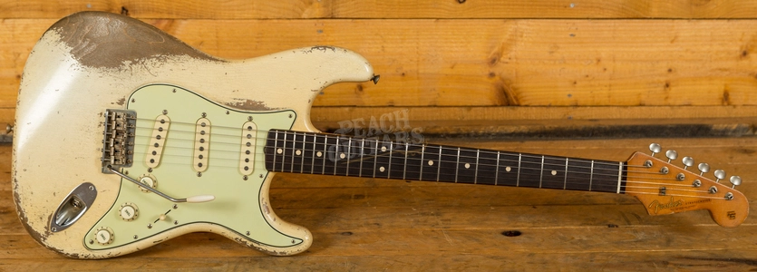 Fender Custom Shop Masterbuilt Dale Wilson 61 Strat - Relic Olympic White