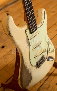 Fender Custom Shop Masterbuilt Dale Wilson 61 Strat - Relic Olympic White