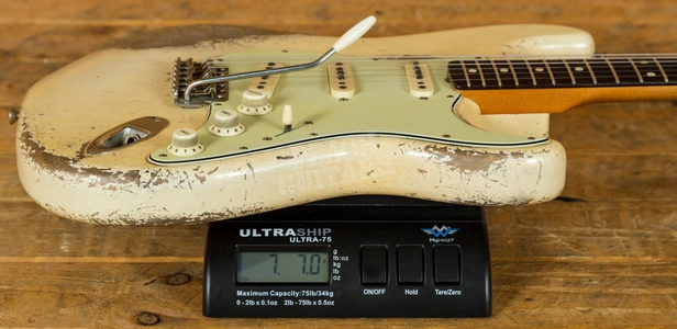 Fender Custom Shop Masterbuilt Dale Wilson 61 Strat - Relic Olympic White