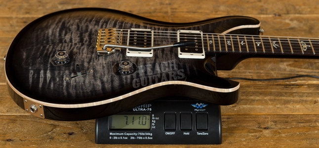 PRS Custom 24 Charcoal Burst Pattern Thin 85/15