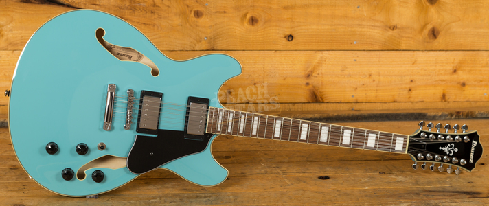 Ibanez 2019 AS7312-MTB Mint Blue - Peach Guitars