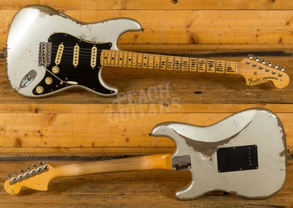 Fender Custom Shop Jason Smith Masterbuilt 69 Strat Relic Inca Silver 