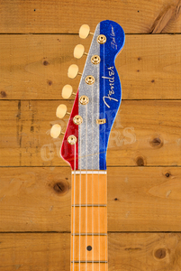 Fender Limited Edition Buck Owens Telecaster | Red/Silver/Blue Sparkle