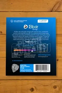 Elixir Optiweb Coated Nickel Plated Steel Electric Guitar Strings - 9-42