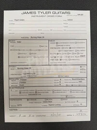 James Tyler Guitars | Studio Elite - Burning Water 2K