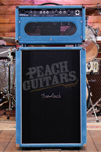 Two-Rock TS1 100 Watt Black Chassis Head & 2x12 Cab - Medium Blue Suede