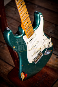 Fender Custom Shop Kyle McMillin Masterbuilt '58 Strat Aged Sherwood Green over Chocolate 3TSB