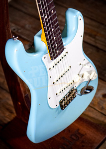 Fender Custom Shop Kyle McMillin Masterbuilt '59 Trans Strat Journeyman Aged Daphne Blue