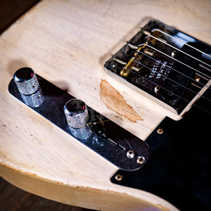 Fender Custom Shop '51 Loaded CuNiFe Tele David Brown Masterbuilt Heavy Relic Aged White Blonde