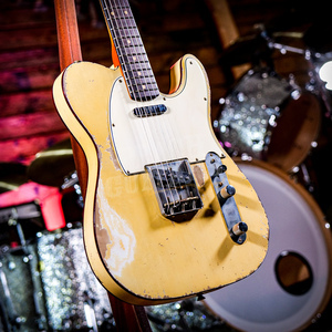 Fender Custom Shop Dale Wilson Masterbuilt '60 Tele Custom Heavy Relic Aged Vintage White
