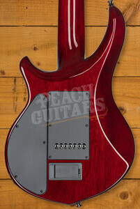 Sterling John Petrucci MAJ270XSM Majesty 7 DiMarzio - Spalted Blood Orange Burst