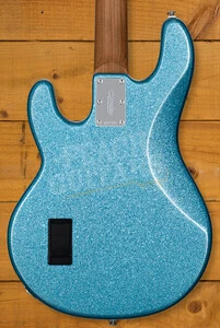 Sterling RAY34 StingRay Bass - Blue Sparkle