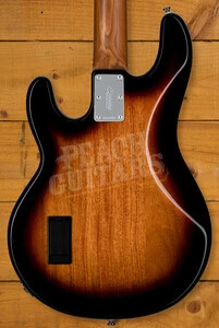 Sterling RAY34SM StingRay Bass - Spalted  3-Tone Sunburst
