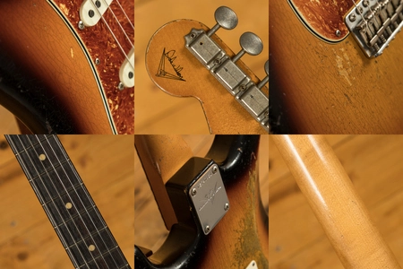 Fender Custom Shop '59 Strat Relic 3 Tone Sunburst Dale Wilson Masterbuilt