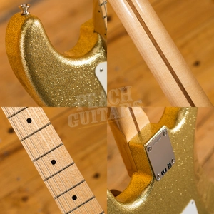 Fender Custom Shop 57 Strat NOS Maple Neck Gold Sparkle 