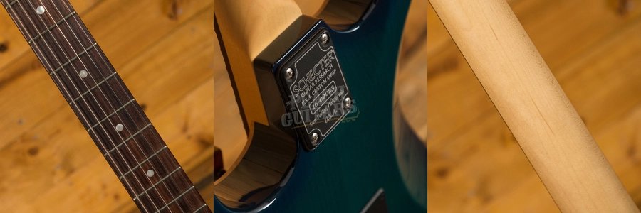 Schecter USA Custom Shop Sunset Custom Caribbean Burst HSH