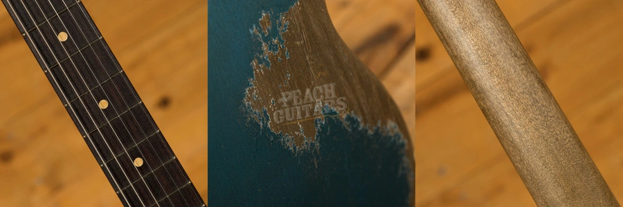 Fender Custom Shop '63 Tele Dale Wilson Heavy Relic Rosewood Lake Placid Blue