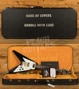 Gibson Custom Jimi Hendrix 69 Flying V Ebony Aged GH