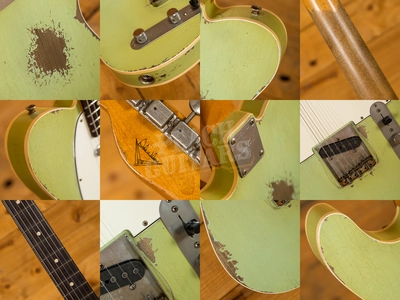 Fender Custom Shop Dale Wilson Masterbuilt 60s Tele Custom Relic Surf Green