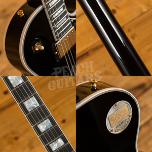 Gibson Les Paul Custom Ebony Gold Hardware