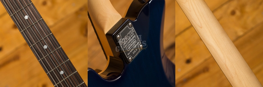 Schecter USA PT Custom Trans Sky Blue Flame Maple HH
