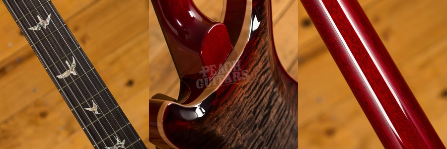 PRS Hollowbody II Piezo Charcoal Cherryburst 58/15